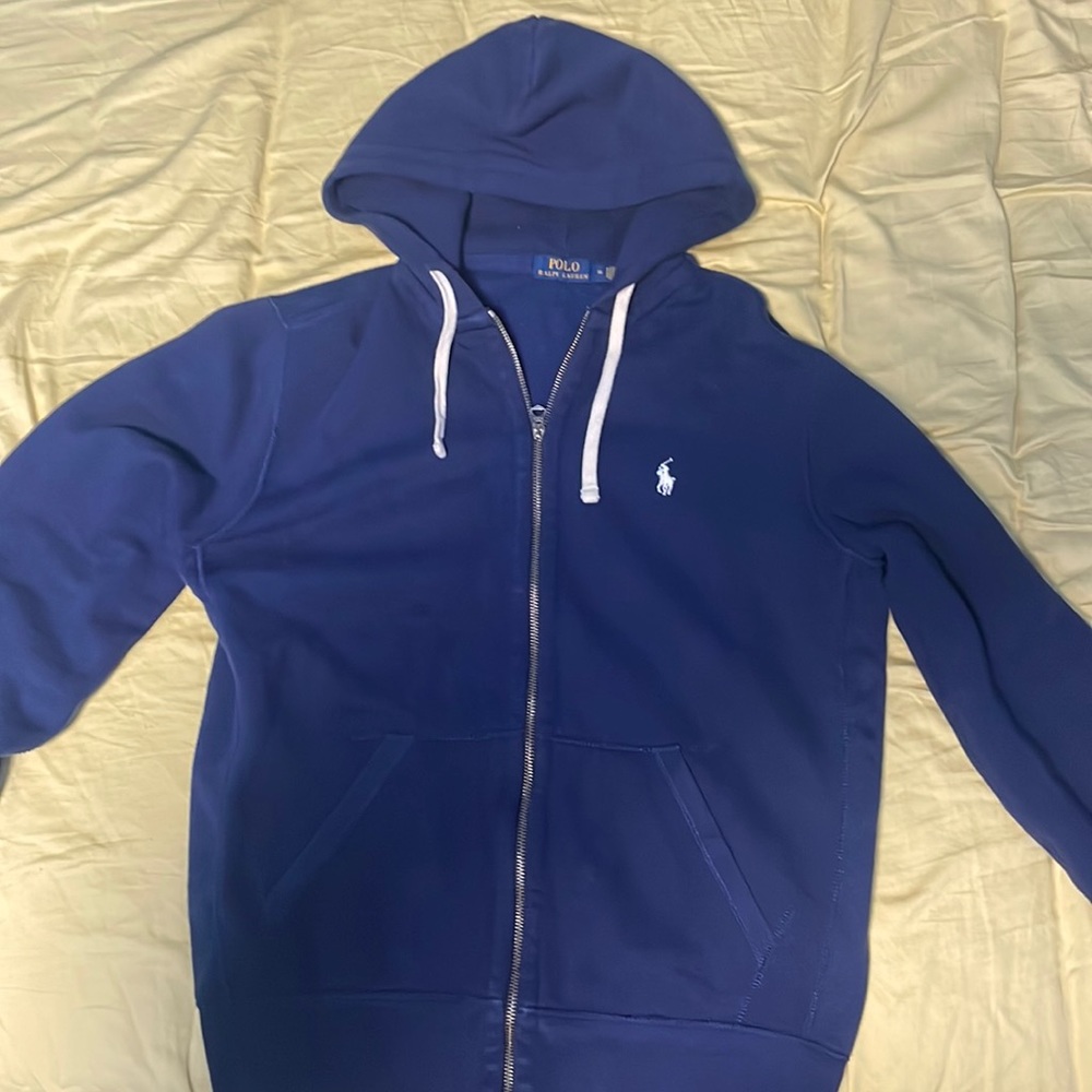 Polo zip up hoodie